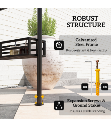 Outdoor BBQ Grill Canopy - Stylish, Durable Garden Shelter for Gatherings
