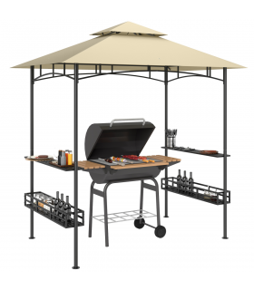 Outdoor BBQ Grill Canopy - Stylish, Durable Garden Shelter for Gatherings