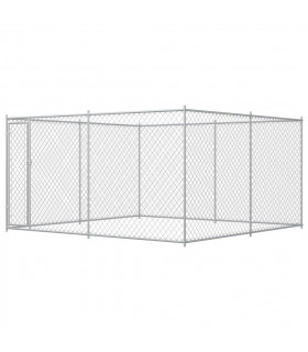 Outdoor Dog Kennel 383x383x185 cm