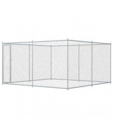 Outdoor Dog Kennel 383x383x185 cm