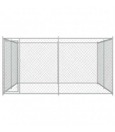 Outdoor Dog Kennel 383x383x185 cm