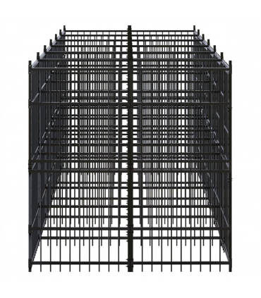 Outdoor Dog Kennel Steel 11.06 m�