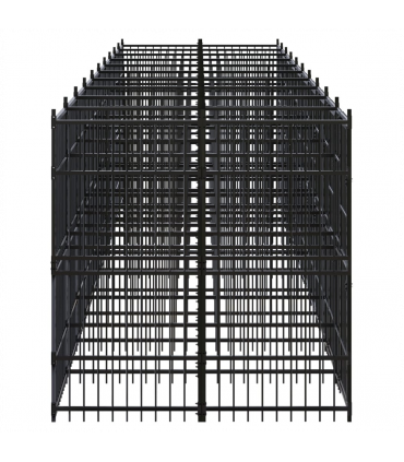 Outdoor Dog Kennel Steel 18.43 m�