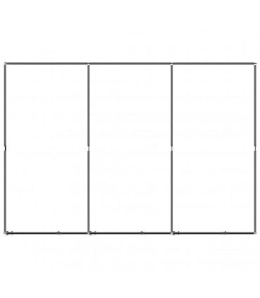 Outdoor Dog Kennel Steel 5.53 m²