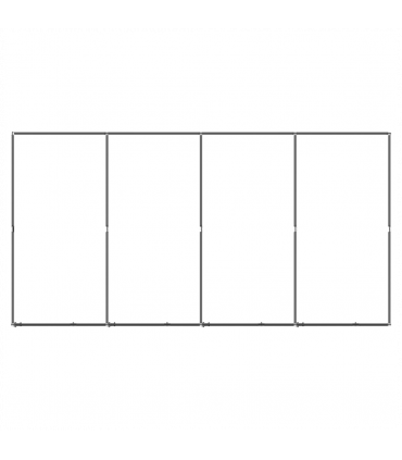 Outdoor Dog Kennel Steel 7.37 m�