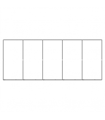 Outdoor Dog Kennel Steel 9.22 m�