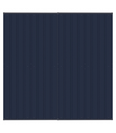 Outdoor Dog Kennel with Roof Steel 3.69 m�