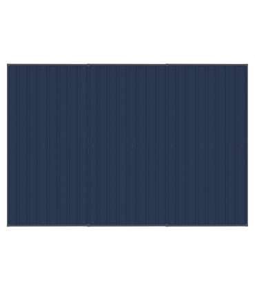 Outdoor Dog Kennel with Roof Steel 5.53 m�