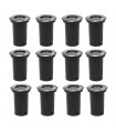 Outdoor Ground Lights 12 pcs Round