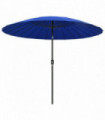 Outdoor Parasol with Aluminium Pole 270 cm Azure Blue