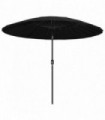 Outdoor Parasol with Aluminium Pole 270 cm Black