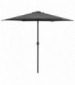 Outdoor Parasol with Aluminium Pole 270x246 cm Anthracite