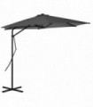 Outdoor Parasol with Steel Pole 300 cm Anthracite