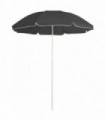 Outdoor Parasol with Steel Pole Anthracite 180 cm