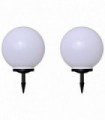 Outdoor Pathway Lamps 2 pcs LED 40 cm with Ground Spike
