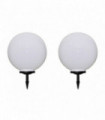 Outdoor Pathway Lamps 2 pcs LED 50 cm with Ground Spike