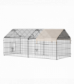Outdoor Pet Shelter - Spacious Design and Weather Protection - Portable Cage