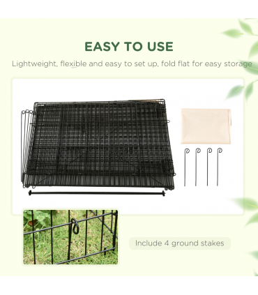 Outdoor Pet Shelter - Spacious Design and Weather Protection - Portable Cage