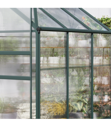 Outsunny 14 Pieces Twin-Wall Greenhouse Polycarbonate Sheets, 121 x 61 x 0.4cm