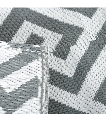 Outsunny 152x243cm Reversible Outdoor Rug Portable Plastic Straw RV Camping Mat