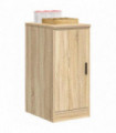 vidaXL Garage Storage Cabinet Sonoma Oak 40x51x85 cm Solid Wood Pine