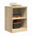 vidaXL Garage Storage Cabinet Sonoma Oak 60x51x85 cm Solid Wood Pine