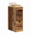 vidaXL Garage Storage Cabinet Old Wood 30x51x85 cm Solid Wood Pine