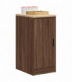 vidaXL Garage Storage Cabinet Brown Oak 40x51x85 cm Solid Wood Pine