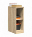vidaXL Garage Storage Cabinet Sonoma Oak 30x51x85 cm Solid Wood Pine