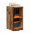 vidaXL Garage Storage Cabinet Old Wood 40x51x85 cm Solid Wood Pine