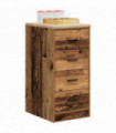 vidaXL Garage Storage Cabinet Old Wood 40x51x85 cm Solid Wood Pine
