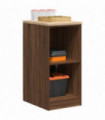 vidaXL Garage Storage Cabinet Brown Oak 40x51x85 cm Solid Wood Pine