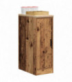 vidaXL Garage Storage Cabinet Old Wood 30x51x85 cm Solid Wood Pine