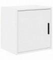 vidaXL Garage Wall Cabinet White Engineered Wood