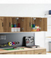 vidaXL Garage Wall Cabinets 2 pcs Artisan Oak Engineered Wood