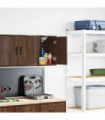 vidaXL Garage Wall Cabinet Brown Oak Engineered Wood