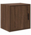 vidaXL Garage Wall Cabinet Brown Oak Engineered Wood