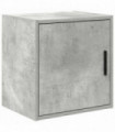 vidaXL Garage Wall Cabinet Concrete Grey Engineered Wood