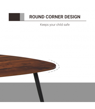 Nesting Coffee Tables Set of 2 Stackable End Tables Sofa Side Desk Home Office