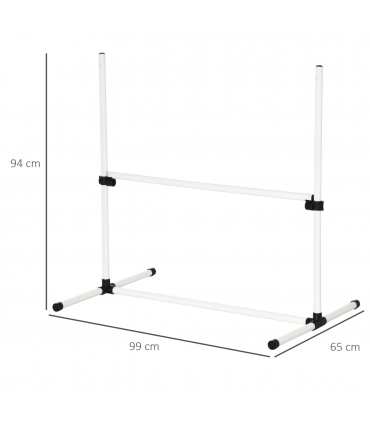 New Canine Agility Set Dog Jumping Training Obstacles Course Free Standing