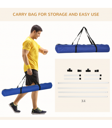 New Canine Agility Set Dog Jumping Training Obstacles Course Free Standing