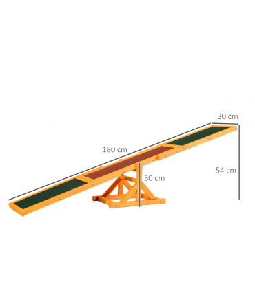 New Pet Seesaw Dog Training Agility Equipment Toy Exercise Playing Pawhut