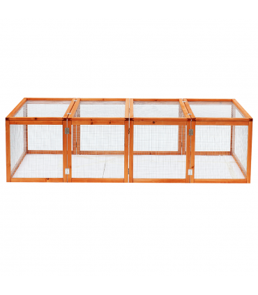 New Rabbit Hutch Cage with Run and Play Space Mesh Wire Safety for Outdoor