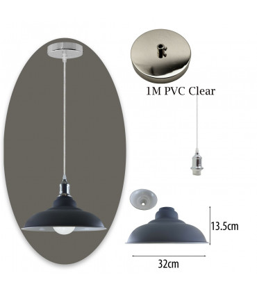 New Vintage Pendant Ceiling Shade Industrial Chandelier Flush mount Lighting UK