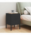 Nightstand Anthracite 35x35x51 cm Steel