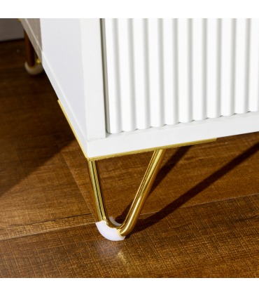 Nightstand with 2 Drawers, Side End Table for Living Room, Bedroom