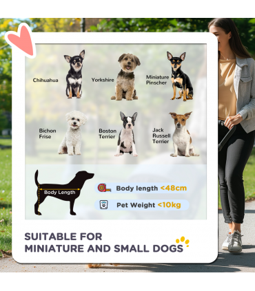 PawHut Pet Stroller Foldable Dog Cat Travel Carrying Bag for Small Dogs