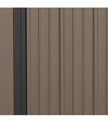 Outdoor Storage Shed Steel Garden Shed w/ Lockable Door for Backyard Outsunny