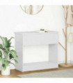 vidaXL Console Table with Drawers White 85.5x38.5x74.5 cm