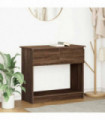 vidaXL Console Table with Drawers Brown Oak 85.5x38.5x74.5 cm